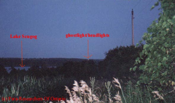 The Origin Of The Ghostlight At The W. Quarter Line